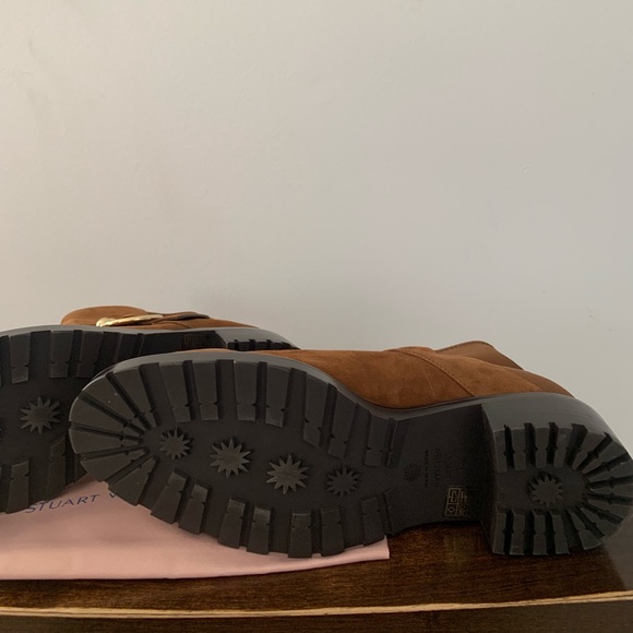 New! Stuart Weitzman Luxering suede and neoprene ankle boots - Picture 7 of 7